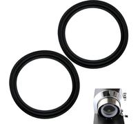 YAFLUG 2 Pieces Seal for Delonghi Dedica, High Quality Silicone Seal for Coffee Machines for Delongh Compatible with Ec680, Ec685, Ec785, Ec885, Ec850, Ec860 (Black, A)