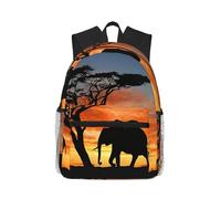 yagDAA African Elephant 1 Print Casual Laptop Backpack For Men Women Large Capacity Business Work Travel College Daypack