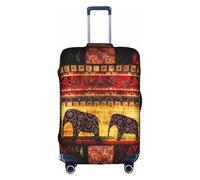 yagDAA African Elephant Patchwork Print Suitcase Covers Luggage Protector Cover Travel Luggage Cover,for 18-32 Inch Suitcases