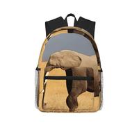 yagDAA African Elephant Print Casual Laptop Backpack For Men Women Large Capacity Business Work Travel College Daypack