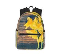 yagDAA Bouquet Of Daffodils Print Casual Laptop Backpack For Men Women Large Capacity Business Work Travel College Daypack