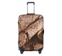 yagDAA Compass and Ancient Map Print Suitcase Covers Luggage Protector Cover Travel Luggage Cover,for 18-32 Inch Suitcases