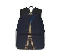 yagDAA Eiffel Tower In Paris At Night Print Casual Laptop Backpack For Men Women Large Capacity Business Work Travel College Daypack