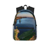 yagDAA Ireland Outdoors County Clare The Cliffs Print Casual Laptop Backpack For Men Women Large Capacity Business Work Travel College Daypack