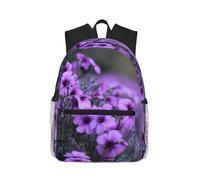 yagDAA Lavender Bouquet Print Casual Laptop Backpack For Men Women Large Capacity Business Work Travel College Daypack