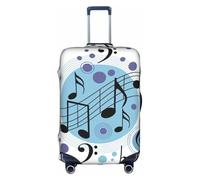 yagDAA Polka Dot Music Note Print Suitcase Covers Luggage Protector Cover Travel Luggage Cover,for 18-32 Inch Suitcases