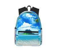 yagDAA The Sea Print Casual Laptop Backpack For Men Women Large Capacity Business Work Travel College Daypack