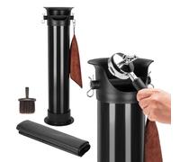 YAGEANNL Commercial Coffee Grounds Knock Box,Floor Standing Espresso Knock Box with Large Opening Grind Dump Collection Bin with Towel and Garbage Bags for Restaurants Home Kitchens Coffee Shop Bar
