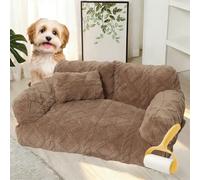 Yagerod 2026 New Outdoor Dog Bed, Plush Soothing Pet Sofa with Removable Cover, Orthopedic Dog Bed, Relieves Arthritis Pain, as Warm as a Mother's Hug(Khaki,XL)