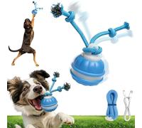 Yagerod 2026 Upgraded Interactive Smart Rolling Pet Ball, Motion Activated Squeaky Cat Balls with Birdsong, USB Rechargeable, for Medium/Large Dogs, Interactive Dog Ball to Keep Them Busy(B)