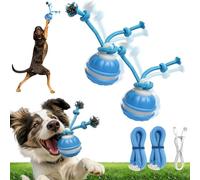 Yagerod 2026 Upgraded Interactive Smart Rolling Pet Ball, Motion Activated Squeaky Cat Balls with Birdsong, USB Rechargeable, for Medium/Large Dogs, Interactive Dog Ball to Keep Them Busy(E)