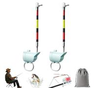 Yagerod High Sensitivity Fishing Bite Alarm & Strike Indicators for Night Fishing, Portable Smart Electronic LED Luminous Hook Buzzer, Waterproof Sea & Lake Gear for Mini Pocket Fishing Rods (2PC)