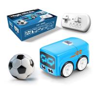 Yagerod Magic Mini Rc Bus, 2026 Upgraded RC Remote Control Sensor Car, Auto-Avoidance, Desktop Electronic Vehicle Toy, Tech-Savvy Follow Line Tracking Toy Expression Light Adjustment (Blue)