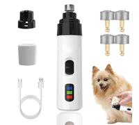 Yagerod Silent Groom Pro, Silent Groom Pro Nail Grinder, Rechargeable USB Charging Electric Pet Nail Grinder, Safe & Low-Vibration, for Dogs, Cat, Rabbit (1pc)