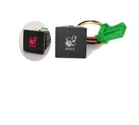 YAGEVCKCPM 1Pc LED DRL Light Packing Radar Power On Off Front Camera Mirror Switch Button Fit For VW Golf 6 Jetta 5 MK5 Scirocco Accessories(Bass)