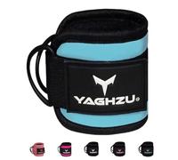YAGHZU Ankle Strap for Cable Machine - Padded Ankle Cable Attachments for Gym - Adjustable Leg Straps for Working Out - Ankle Cuffs for Cable Machine - Kickback Ankle Straps for Glute Workouts