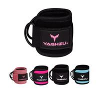YAGHZU Ankle Strap for Cable Machine - Padded Ankle Cable Attachments for Gym - Adjustable Leg Straps for Working Out - Ankle Cuffs for Cable Machine - Kickback Ankle Straps for Glute Workouts