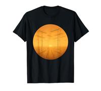 Yagi Antenna Field Sunrise HF Array Value Graphic T-Shirt
