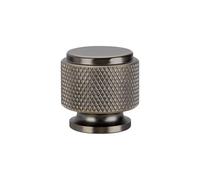 Yagman 10 Pack Knurled Kitchen Cabinet Knobs Antique Bronze Round Dresser Knob Modern Drawer Hardware Cupboard Handles Furniture Knobs for Bathroom Single Hole Knobs for Wardrobe GH-ABZ-K10