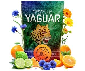 Yaguar Naranja Earl Grey - Yerba Mate Tea from Brazil - 500 g - Yerba Mate With Orange Peel and Bergamot Oil - Natural Caffeine - Vitamins, Minerals, Antioxidants - Balanced Flavour - Native Product