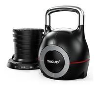 Yagud Adjustable Kettlebell for Strength Training, Quick-Change 5-44lbs Kettle Bells Weights Set with 7 Levels, Heavy Kettlebell Set for Home Gym, Swings & Full-Body Workouts