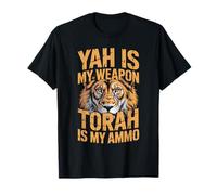 YAH is My Weapon Torah is My Ammo Hebrew Jewish T-Shirt