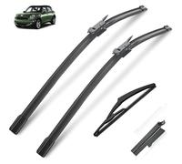 yahabb Automotive Wiper Blades, for Mini Countryman R60 2010-2016, Wiper Arm Set Assembly Windshield Cover Accessories Rubber Strip Replacement Strips Blade Refills Parts,D-RHD Front Rear