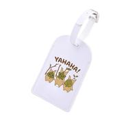 Yahaha Japanese Video Game Themed Gift Green Arboretum Plant Lover Gift Korok Forest Luggage Tag (Yahaha tag UK)