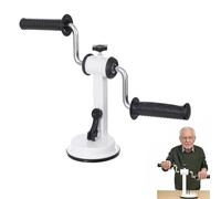 Yahak Arm Bike for Physical Therapy - Desktop Clamp Design, Adjustable Resistance Exerciser for Arm and Shoulder Workout, Fits Tabletops 0.4-1.95 in, Anti-Slip