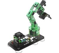 Yahboom 6DOF Robotic Arm for Raspberry Pi 5 ROS2, with AI Large Model Voice Module Desktop Collaborative Robot Developed Python Programming for Mechanical Engineer(Superior with Nano)