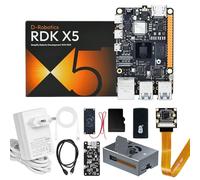 Yahboom AI Large Language Model 10 Tops Development Board Kit, RDK X5 Development Board with Aluminum Alloy Housing, MIPI HD Camera, Suitable for AI Visual Recognition (4GB, AI Large Model Kit)