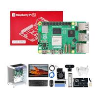 Yahboom AI Robot Developer Kit 2 GB, HD 10.1 Inch Display, Mini Chassis, 27 W PD Power Adapter, Heat Sink, Wireless Keyboard, USB Camera Supports ROS2 System Provides ROS2 (2GB Ultimate Kit)