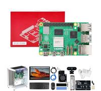 Yahboom AI Robot Developer Kit 8GB,HD 10.1inch Display,MINI Chassis,27W PD Power Adapter,Heat Sink,Wireless Keyboard,USB Camera Supports ROS2 System Provides ROS2 (8GB-Ultimate Kit)