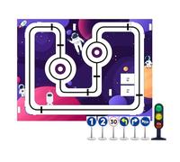 Yahboom AI Vision Autonomous Driving Sandbox Map Infrared Patrol Track Tracking Unmanned Robot Car Model Training 2 m x 1.5 m