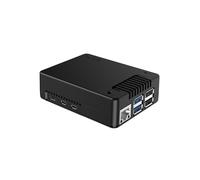 Yahboom Argon NEO 5 Aluminium Alloy Case for RPi5 with Cooling Fan, Removable Top Cover Pi5 Case with Installation Video