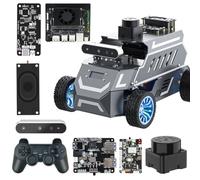 Yahboom for Jetson Orin Nano 8GB Super Ackerman Chassis, ROS2 AI Coding Robot with Large AI Model, SLAM Mapping and Autonomous Driving(Superior Ver with Orin Nano 8GB)