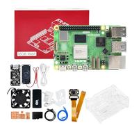 Yahboom for RPi 5 16GB Kit with AI Voice Module, 27W 5.1V5A USB-C Power Supply,IMX219 Camera,Active Cooler,616GB Card Kit,Pi 5 Case and AI Large Model Manual（16GB-Al Large Model Kit）