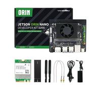 Yahboom Jetson Orin Nano Super 4GB Development Kit 34Tops, SSD Burning Enclosure, Ubuntu 22.04 System Artificial Intelligence Robot Kit (Orin Nano 4GB Without SSD Ki-t)