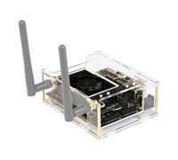 Yahboom Jetson Orin Nano/Xavier NX Case Acrylic Protective Case with WiFi Antenna Strong Transparent Precise Hole Design (Installation Video on The Page)