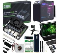 Yahboom Jetson Orin NX 8GB SUPER Ult Kit,117 TOPS | AI-Roboter ultraklarem 15,6-Zoll-Touchscreen + Jetson Case + USB Camera + Kabelloser Tastatur und Maus, 117 Tops