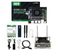 Yahboom Jetson Orin NX Development Kit 117 Tops WiFi 256GB SSD Ubuntu 22.04 System AI Smart Robot Kit Heat Dissipation Suitable for Electronic Projects, Programmierung (Orin NX 8GB Basic Kit)