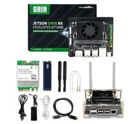 Yahboom Jetson Orin NX SUPER Development Kit 117TOPS Wifi 256GB SSD Ubuntu 22.04 System AI Smart Robot Kit Suitable for Electronic Projects, Support (Orin NX 8GB Basic Kit)