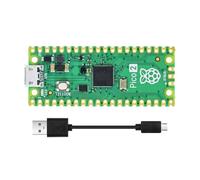 Yahboom Raspberry Pi Pico 2 RP2350 Microcontroller Board - Dual-Core 150MHz Microcontroller with 520KB RAM, 4MB Flash, USB Drag and Drop Programming, 26 GPIO
