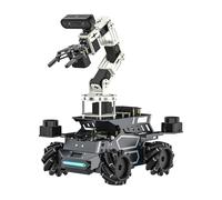 Yahboom Raspberry Pi5 16GB Master Intelligent Robot, Robotic Arm Robot Car Kit, Voice Control, Voice Chat, Educational Robot Kit（ROSMASTER M3Pro Ver Pi5-8GB without DP）
