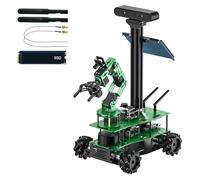 Yahboom Robot Kit for Jetson Orin Nano SUPER 6DOF Robot Arm, ROS Program, Remote Control, 3D Mapping Navigation, Ubuntu AI Programming, Voice Recognition Interaction (X3 Plus Without Orin Nano SUPER)