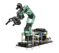 Yahboom Robotic Arm Raspberry Pi Robot Kit AI Hand Building with Camera 6-DOF Programmable AI Electronic DIY Robot for Adults ROS Open Source (Superior with Pi5-4GB)
