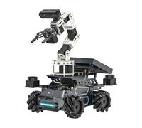 Yahboom ROS2 Robot Kit with Jetson Orin NX 16GB Super Large AI Model with 6DOF Robotic Arm,7-inch HD Display,AI Voice Interaction Module Provides AI Vision、App Control