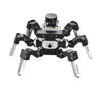 Yahboom ROS2 Robotics Programming Develop Six-Legged Robots Raspberry Pi AI Large Model Voice Module, LiDAR, Servos,Supports SLAM Mapping Navigation. (MUTO-RS A1 Ver with Pi5-16GB)