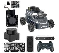 Yahboom ROS2 Smart Car,Raspberry Pi5-8GB Rosmaster M1 Multimodal AI Vision Large Model, SLAM Navigation Programming, Mecanum Wheels Robot(M1 Superior without Pi5-8GB)