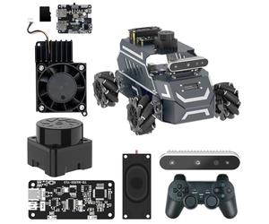 Yahboom ROS2 Smart Car,Raspberry Pi5-8GB Rosmaster M1 Multimodal AI Vision Large Model, SLAM Navigation Programming, Mecanum Wheels Robot(M1 Superior without Pi5-8GB)